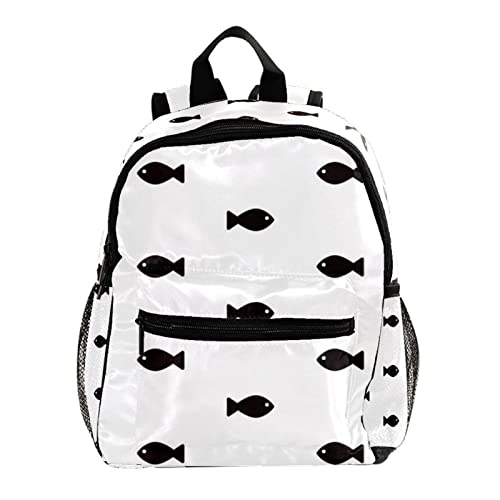 Sac à dos pour garçons étanche et léger avec motif requin rigolo