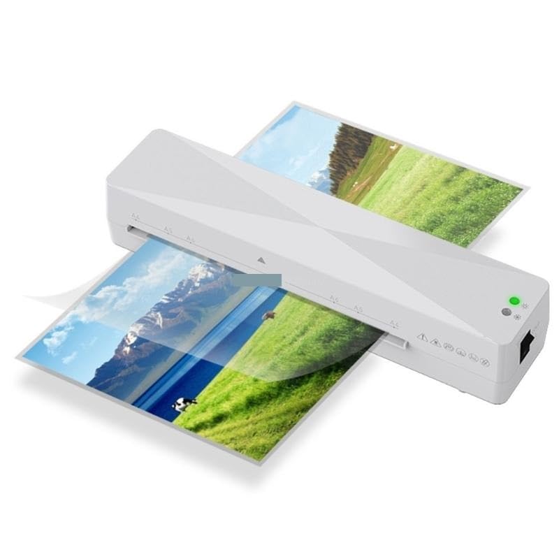 Plastificatrice, Plastificatrice A4 Plastificatrice termica e a freddo con preriscaldamento rapido in 2 minuti for scuole, uffici domestici, UE/USA/Cina/Regno Unito