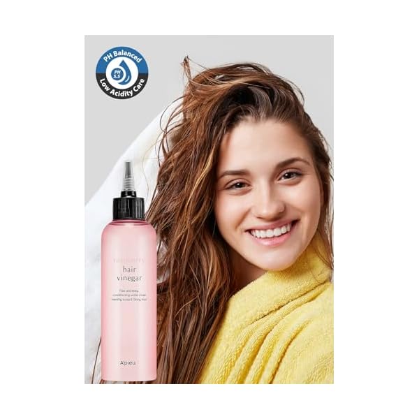 AâPIEU Raspberry Hair Vinegar Rinse 6.76 Fl oz - Scalp Treatment for Balanced pH, Shiny Hair | Korean Hair Care I Clarifies & Encourages Growth | Dandruff & Oil Control - Image 6