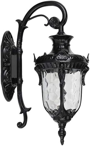 Lanterne murale extérieur aluminium et verre de graine pour terrasse chic