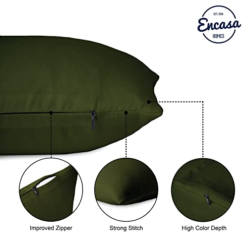 Encasa XO Cotton Throw Pillow Covers Set of 2 I 16x16 in (40x40 cm) - Image 3