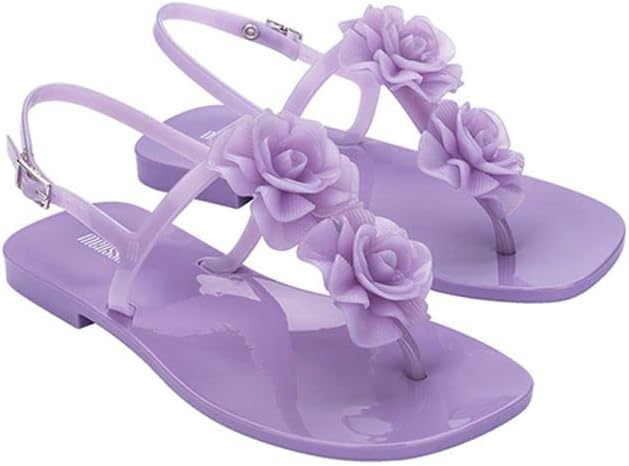 MELISSA HARMONIC SQUARED GARDEN, Flat Sandal,