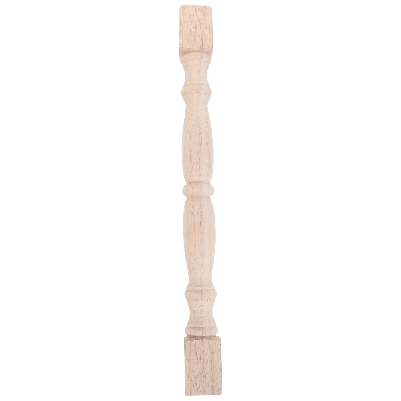 Barandilla de madera para escaleras interiores con balaustres clásicos y soporte resistente 8