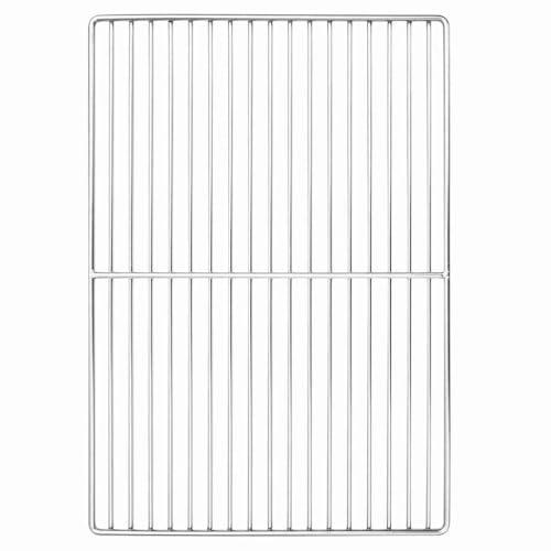 vidaXL Grille de Barbecue Argenté 47 x 32,5 cm Acier Inoxydable, Gril Rectangulaire en Acier Inoxydable, Accessoire Moderne pour Jardins et Terrasses, Nettoyage Facile
