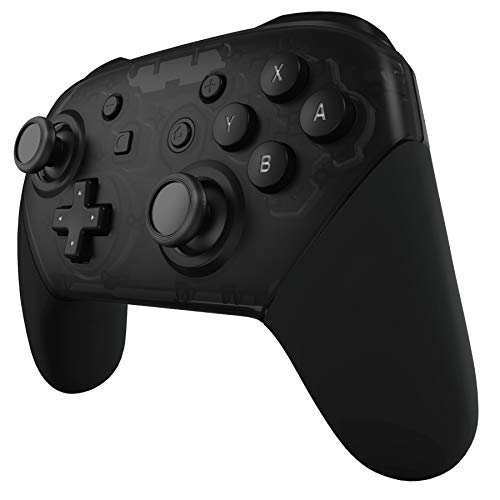 eXtremeRate Griff Case für Nintendo Switch Pro,Hülle Case Schale Gehäuse Ersatzteile Zubehör Set für Nintendo Switch Pro Controller-Kein Controller(Schwarz)