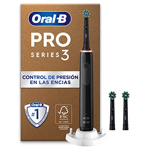 Oral-B Pro 3 Cepillo de Dientes Eléctrico Negro con Mango