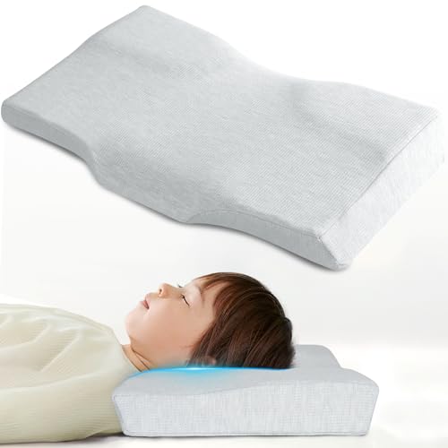 MyeFoam 子供枕 低反発 まくら 頚椎カーブ設計 仰向き 横向き プレゼント 洗える 寝具 子供部屋 男女兼用 寸法57*30cm