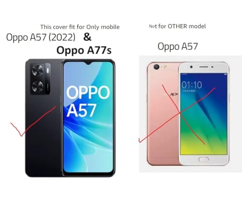 Image of COVERBLACK Rubber Back Cover for Oppo CPH2473 / A77s (2022) - Transparent