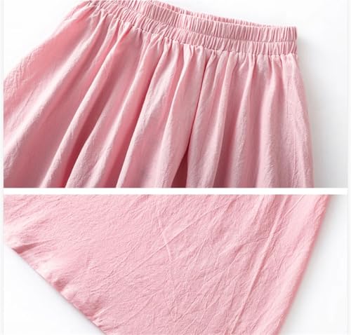 Women’S A-Line Midi Skirt Elastic High Waist Casual Non-Stretch Regular Fit Comfortable Everyday Wear 6