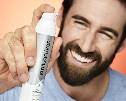 Smileactives Power Whitening Gel, Easy to use Tooth Whitener Gel for Whiter Teeth and Brighter Smile 1 Ounce