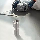 Adaptador de amoladora angular a amoladora recta para mandriles de 3 mm/6 mm, convierte amoladoras angulares roscadas 58-11 para moler en espacios reducidos (3 mm)