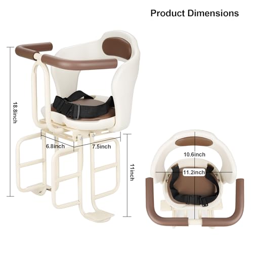 SNMUMU Rear Mounted Kid Bike Seat