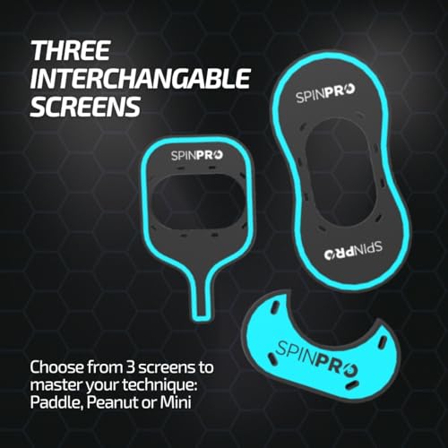 SpinPro for Pickleball - Pickleball Trainer | Training Aid for Learning Topspin, Slice, Sidespin | Improve Your Game Rapidly | at-Home, Indoor or Outdoor