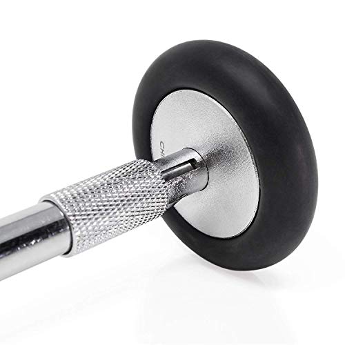 MDF Instruments Babinski Teleskop 2.0 neurologischer Reflexhammer mit eingebautem Pinsel für Hautreflexe und Oberflächenreaktionen Schwarz (MDF535XT-11)