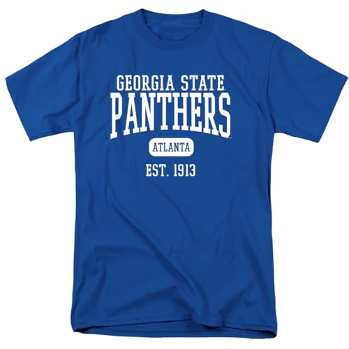 Georgia State University Est. Date Unisex Adult T Shirt, Royal, X-Large