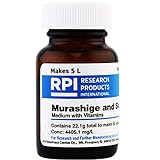 Murashige & Skoog MS Medium with Vitamins, 22 Grams of Powder, Makes 5 Liters of Solution