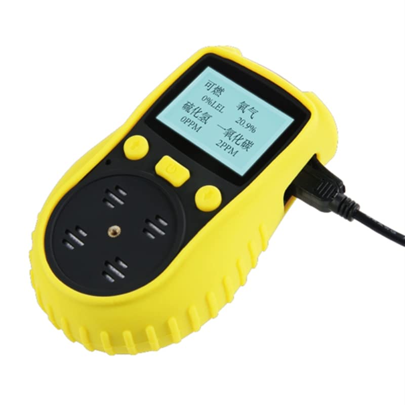 4 in 1 CO H2S O2 LEL Multi Gas Leak Detector Meter Tester