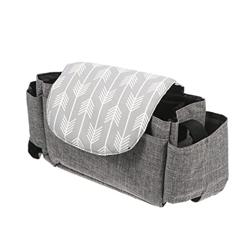 BESPORTBLE 1pc Stroller Organizer Bag with Hanging Strap Durable Supply Pouch for Snacks Wipes Bottles for Outdoor Use and Easy One Hand Operation