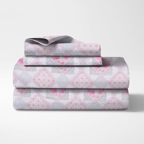 Image of Amazon Brand - Umi Soft Cotton 210 TC Bedsheet Set 90X108 Inch | King /Double Bed Sheet with 2 Pillow Covers 17x27 | Trendy Elegant Print