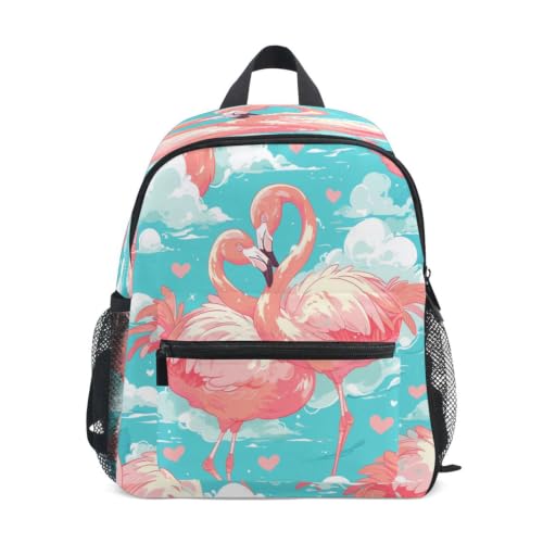 Sac d'école maternelle flamants roses pour sorties et préscolaire