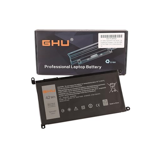 GHU New Battery Replacement for 51KD7 42 WH 11.4V Compatible with Dell Chromebook 11 3180 3181 3189 5190 0FY8XM 0Y07HK FY8XM Y07HK