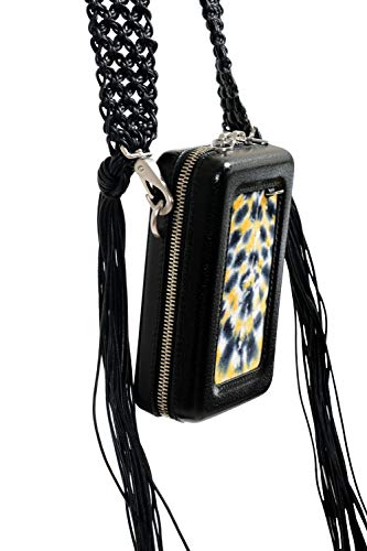 Bolsa de ombro feminina de veludo multicolorida Proenza Schouler