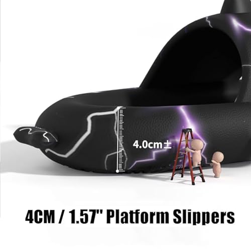 Jfxgjuv Ice Cream Shark Slides, Shark Slides with 3D Funny Fins, Unisex Cloudy Shark Slippers, Eva Open Toe Shower Pool Beach Slippers Sandals Shoes4