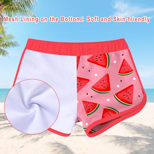 Image of Vogseek Girls Rash Guard Two Pieces Swimsuit Long Sleeve Bathing Suit for 3-10 Years