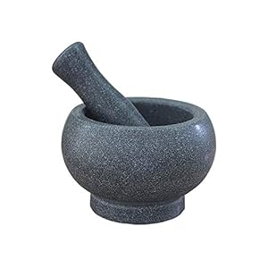 Gajyfcl DE24 Granite Guacamole Mortar Set