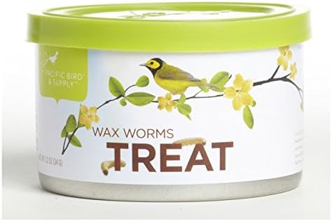Pacific Bird & Supply Co. Wax Worm Treat 1-oz can