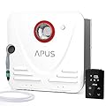 APUS RV Tankless Water Heater, 68,000 BTU Propane Gas On Demand Instant Hot Water Heater with White Door, 12V, 3.9 GPM, High Altitude Available, Multi-function Controller, Compatible with All RVs