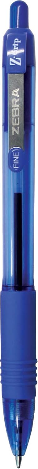Zebra Pen Z-Grip Retractable Ballpoint Pen, Fine Point, 0.7mm, Black/Blue Ink, 30-Pack, Assorted : Office Products