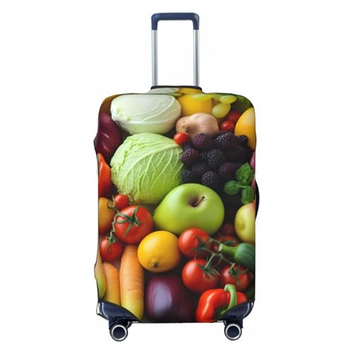 Housse de valise imprimé fruits et légumes frais Kururi pour bagage à roulettes en voyage d'affaires