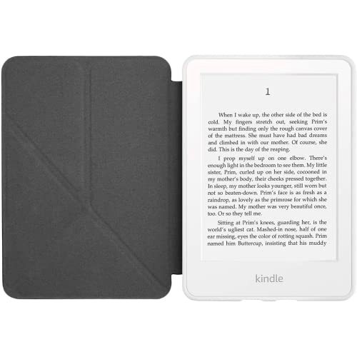 Capa Kindle 10a geração - WB Ultra Leve, Silicone Flexível e Sensor Magnético - Origami Tecido Lilás