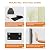 2 Pack Sound Proof Foam Panels | 48"×24"×2" Egg Crate Foam Pad | High Density Soundproof Wall Panels for Home Studio Noise & Thermal Insulation |With Adhesive Stickers 20PCS(Black)