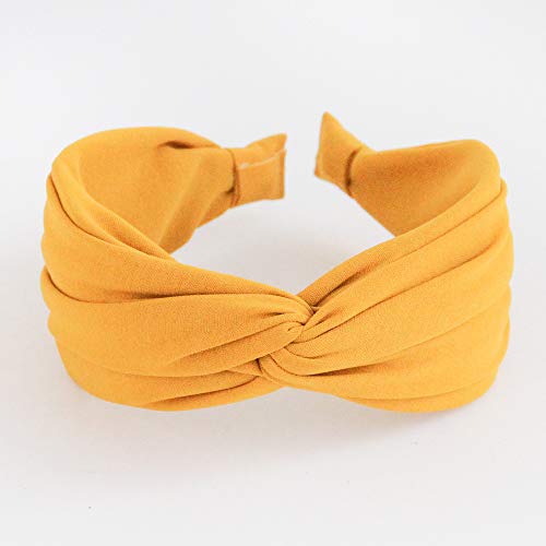 Preisvergleich Produktbild Caroline Gardner Haarband, breit, Senfgelb