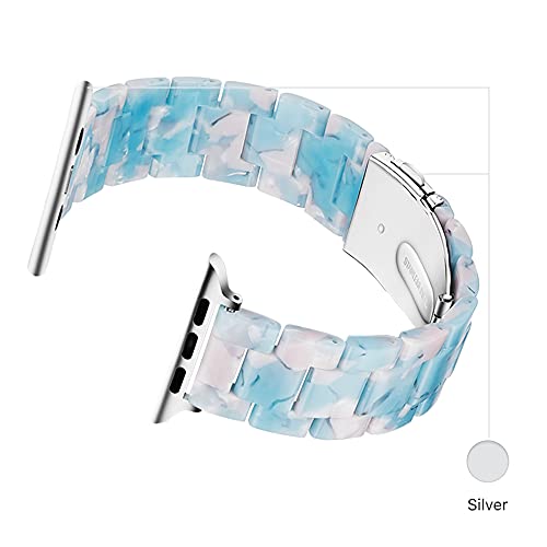 Image of Light House Apple Watch Bands-Fashion Lightweight Resin iWatch Bands for Women Men 38mm /40mm /41mm /42mm(Series 11 10), 49mm /46mm /45mm /44mm /42mm(S 3 2 1), Compatible with Apple Watch Series 11 SE 10 9 8 7 6 5 4 3 Ultra