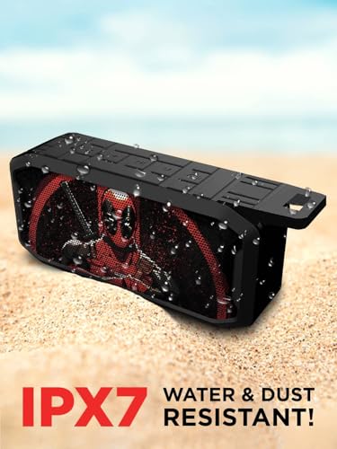 Image of Macmerise Bluetooth Speaker Deadpool Stance Melody Bluetooth Speaker, Multicolor