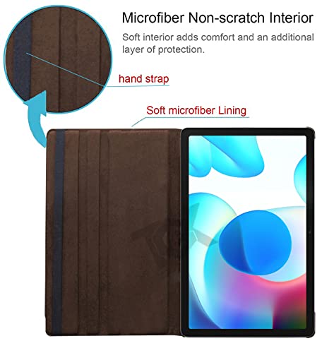 Image of TGK Rotating Cover for realme Pad 10.4 inch Case (Brown)