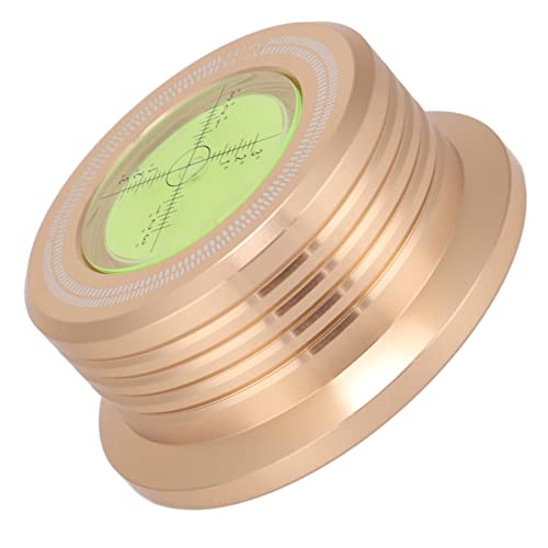Pince à disque pour tourne-disque stabilisateur vinyle avec niveau à bulle alu FILFEEL