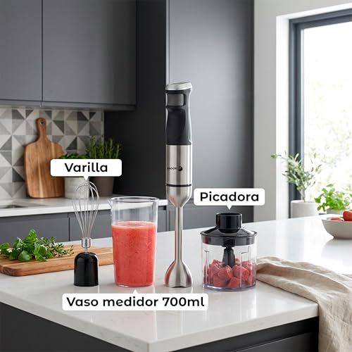 Batidora de mano de acero inoxidable FAGOR Divamix de alta gama 4