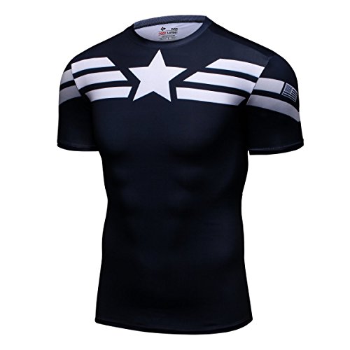 Camiseta Masculina Red Plume, Compressão, Série Super-Hero, XG