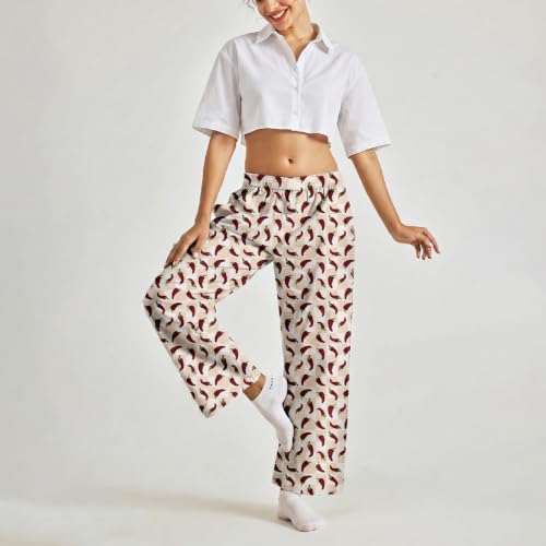 Image of Pepe Jeans Women's Printed Cotton Spandex Regular Fit Pyjama Bottoms | Comfortable Stretch Pyjama for Sleep & Lounge Wear | Soft Breathable Fabric | Elastic Waistband with Drawstring | All-Day Comfort