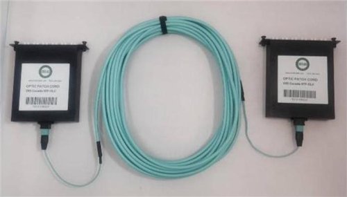 CERTICABLE NEW TECHNOLOGY TINIFIBER 12 STRAND 10GB LC MPO MTP 50/125 ARMORED PLENUM CASSETTE KIT 1000 FT