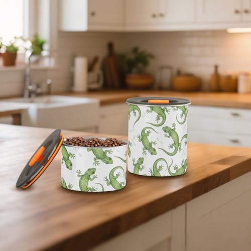Contenedor hermético para café de acero inoxidable 900 ml miniatura 6