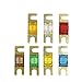 10PCS Gold-Plated Stud car Fuse Mini car Audio AFS Fuse 20A 30A 40A 50A 60A 70A 80A 100A 125A 150A 32V car Fuse (Size : 1Pcs, Color : 20A)