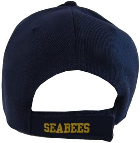 Miniatura 6 de Nuevo! US Navy USN Seabees CAN DO Ball Cap HAT Navy, Multi