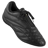 Gladiator Superlight Martial Arts Shoes Black or White (Black, 9)