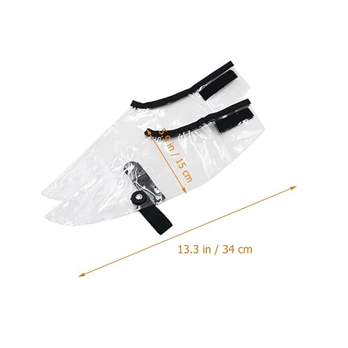 Miniatura 7 de KALLORY Fundas de silicona para zapatos de peluquería para estilista, protectores transparentes antideslizantes para zapatos para salón al aire libre