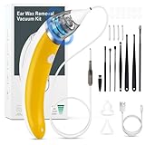 Ear Vacuum Ear Wax Removal Kit with 5 Levels Strong Suction, USB...